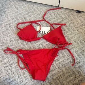 Wilo Red Bikini Set